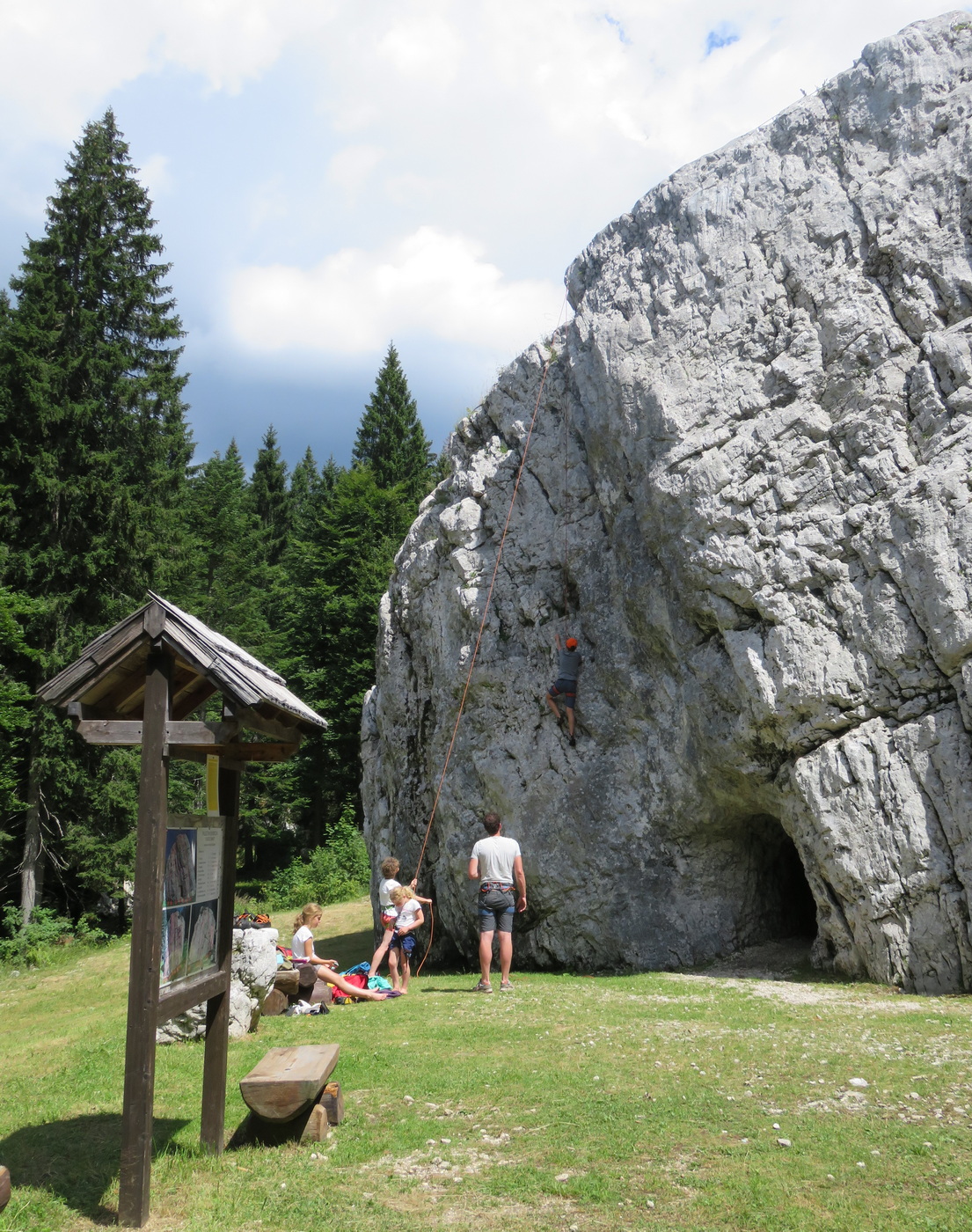 Family Climbing family climbing in bovec 07