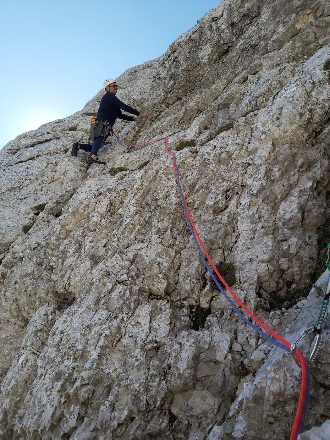 multi pitch climbing julian alps 06