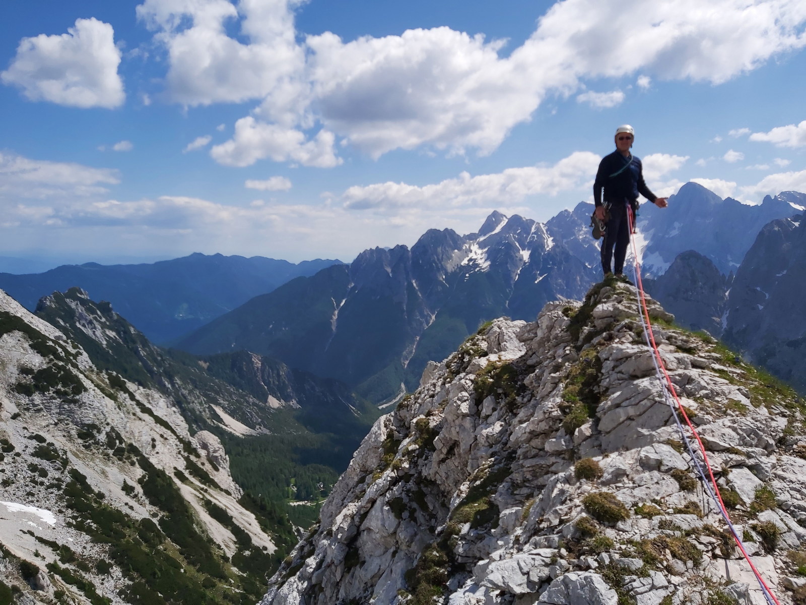 multi pitch climbing julian alps 07