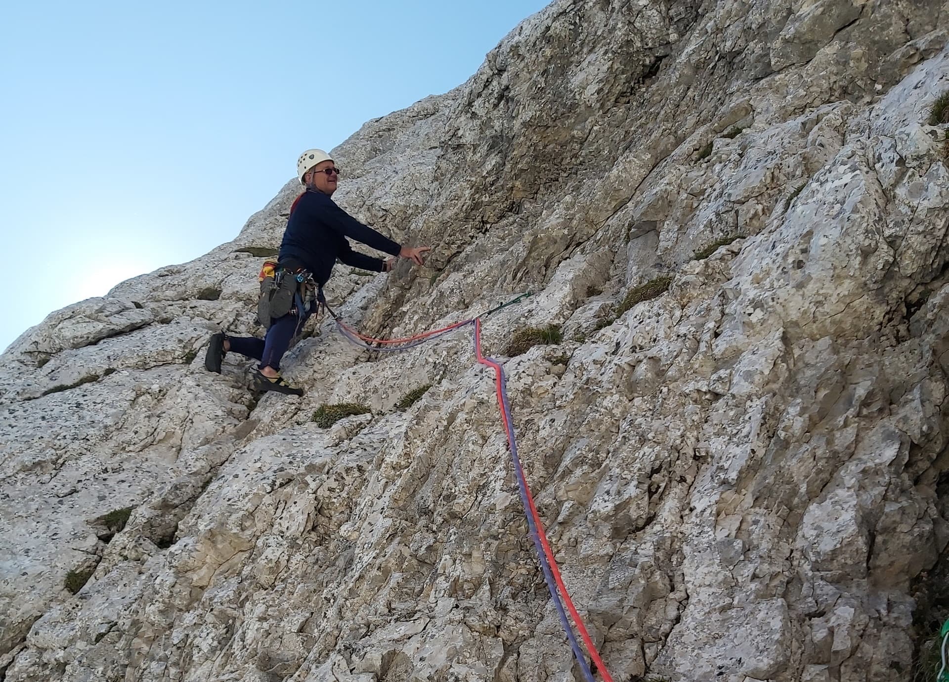 multi pitch climbing julian alps 15